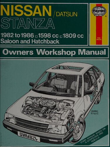 Haynes Nissan/Datsun Stanza Owners Workshop Manual