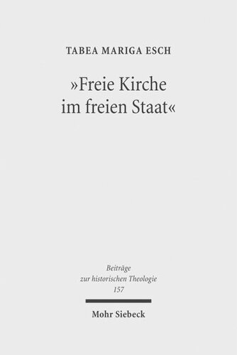 'Freie Kirche im freien Staat': Das Kirchenpapier der FDP im kirchenpolitischen Kontext der Jahre 1966 bis 1974