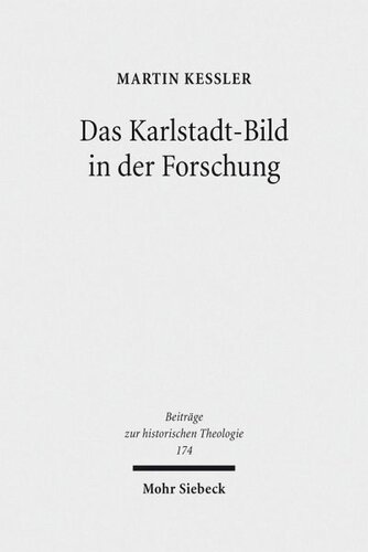 Das Karlstadt-Bild in der Forschung
