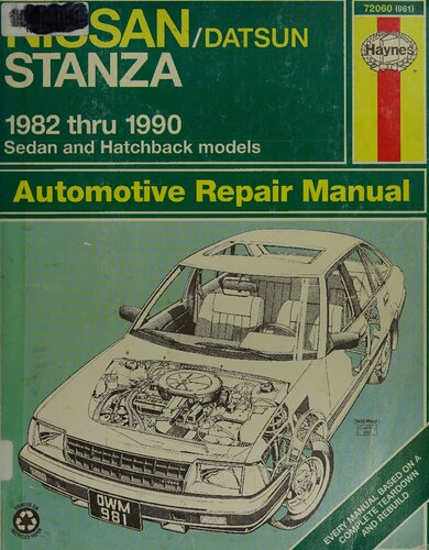 Haynes Nissan/Datsun Stanza Automotive Repair Manual