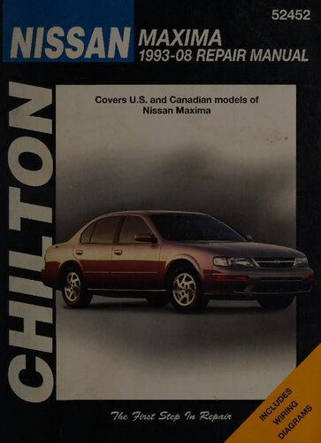 Chilton's Nissan Maxima Automotive Repair Manual 1993-08