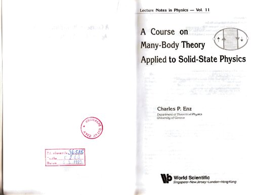 A course on many-body theory applied to solid states physics - chapters 1 and 2