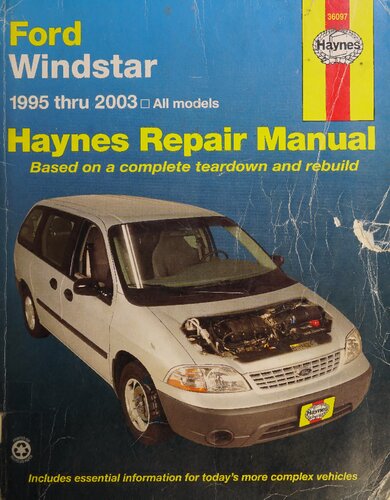 Haynes Ford Windstar Automotive Repair Manual 1995-2003
