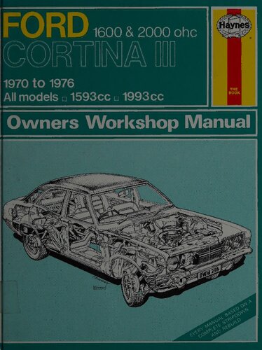 Haynes Ford Cortina III 1600 & 2000 ohc Owners Workshop Manual