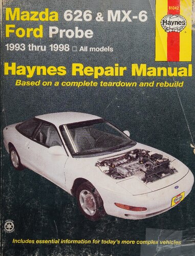 Haynes Mazda 626 and MX-6, Ford Probe Automotive Repair Manual