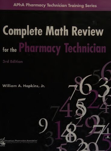 Complete Math Review for the Pharmacy Technician