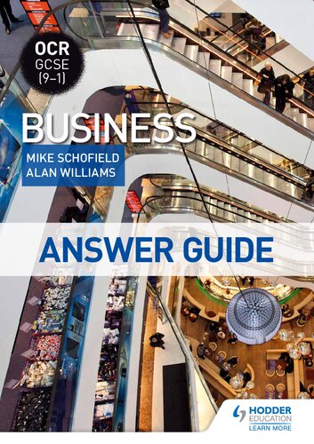 OCR gcse 9-1 business textbook answer guide