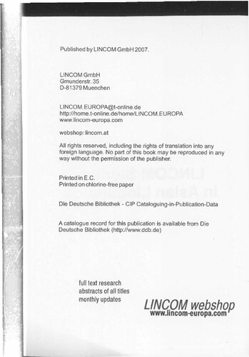 Being affected: the meanings and functions of Japanese passive constructions