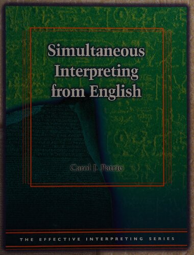 Simultaneous Interpreting from English