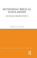 Rethinking Biblical Scholarship: Changing Perspectives 4