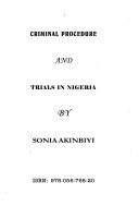 Criminal Procedure and Trials in Nigeria
