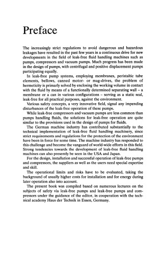 Leak-Free Pumps and Compressors Handbook