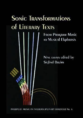 Sonic transformations of literary texts: from program music to musical ekphrasis