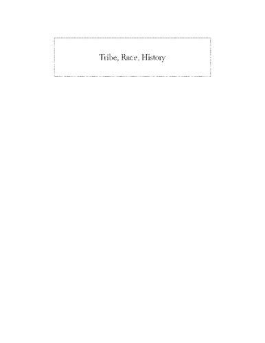 Tribe, race, history: Native Americans in southern New England, 1780-1880