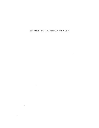 Empire to commonwealth: consequences of monotheism in late antiquity