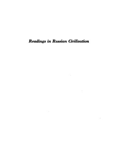 Readings in Russian Civilization