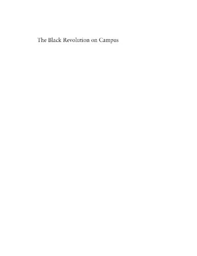 The Black revolution on campus