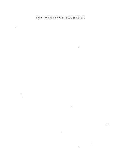 The Marriage Exchange: Property, Social Place, and Gender in Cities of the Low Countries, 1300-1550