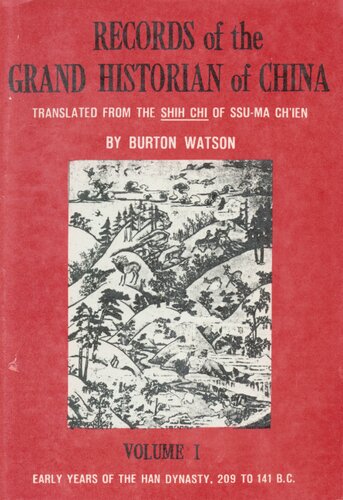 Records of the grand historian of China, Vol. 1