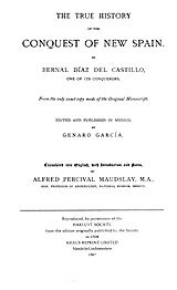 The conquest of New Spain, Vol. 1