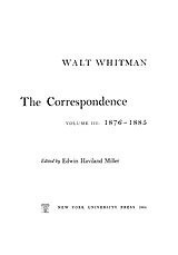 The correspondence, Vol. 3