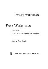 Prose works 1892, Vol. 2