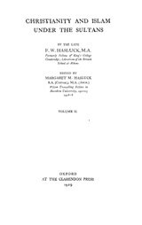Christianity and Islam under the sultans, Vol. 2