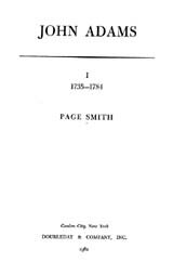 John Adams, Vol. 1