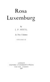 Rosa Luxemburg, Vol. 2