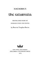 The Saturnalia
