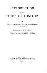 Introduction to the study of history