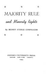 Majority rule and minority rights