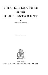 The literature of the Old Testament