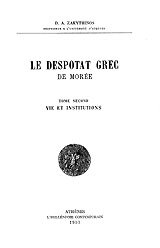 Le despotat grec de Morée, Vol. 2