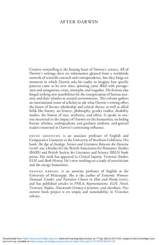 After Darwin literature, theory, and criticism in the twenty-first century