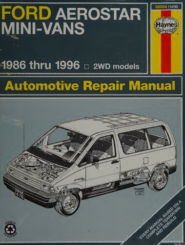 Haynes Ford Aerostar Mini-Vans Automotive Repair Manual