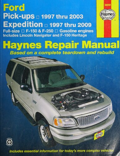Haynes Ford Pick-Ups & Expedition, Lincoln Navigator Automotive Repair Manual