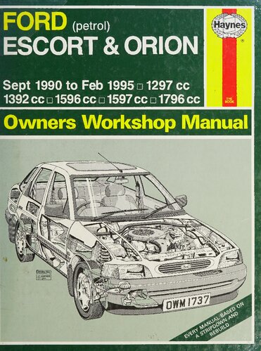 Haynes Ford Escort & Orion Owners Workshop Manual