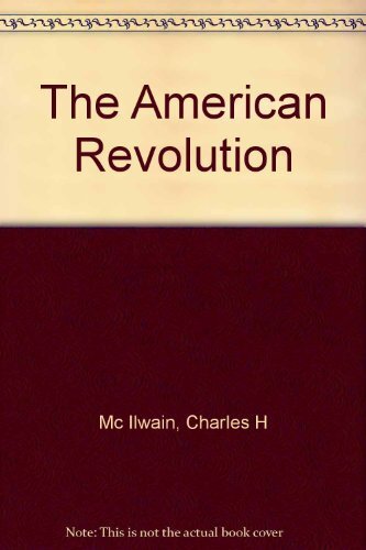 The American revolution: a constitutional interpretation