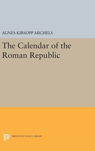 The calendar of the Roman Republic