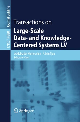 Transactions on Large-Scale Data- and Knowledge- Centered Systems LV