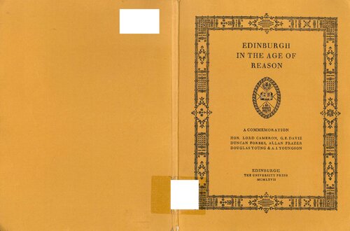 Edinburgh in the age of reason: A commemoration