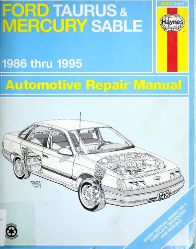 Haynes Ford Taurus & Mercury Sable Automotive Repair Manual