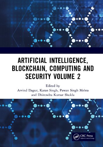 Artificial Intelligence Blockchain Computing and Security, Volume 2