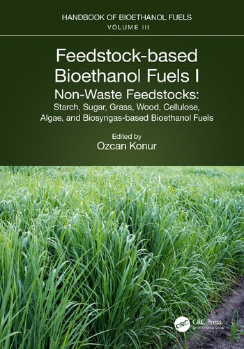 Feedstock-based Bioethanol Fuels. I. Non-Waste Feedstocks: Starch, Sugar, Grass, Wood, Cellulose, Algae, and Biosyngas-based Bioethanol Fuels