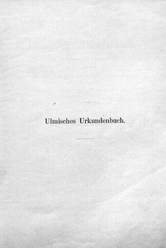 Die Reichsstadt. Von 1315 bis 1356