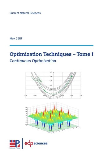 Optimization techniques I: Continuous optimization