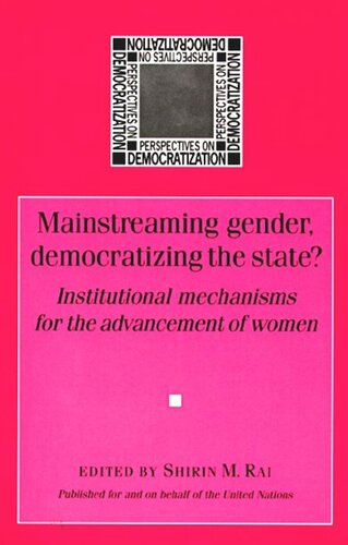 Mainstreaming gender, democratizing the state