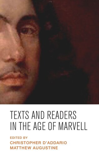 Texts and readers in the Age of Marvell