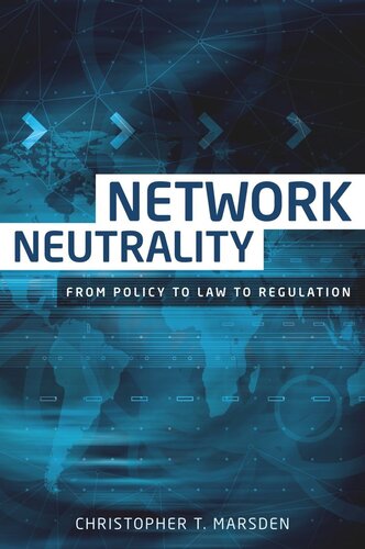 Network neutrality: From policy to law to regulation